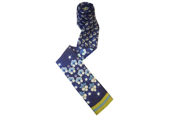 Navy Iris Florenza Scarf - Image 2