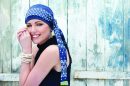 Navy Iris Florenza Scarf